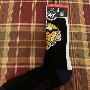 NWT Minnesota Vikings Socks